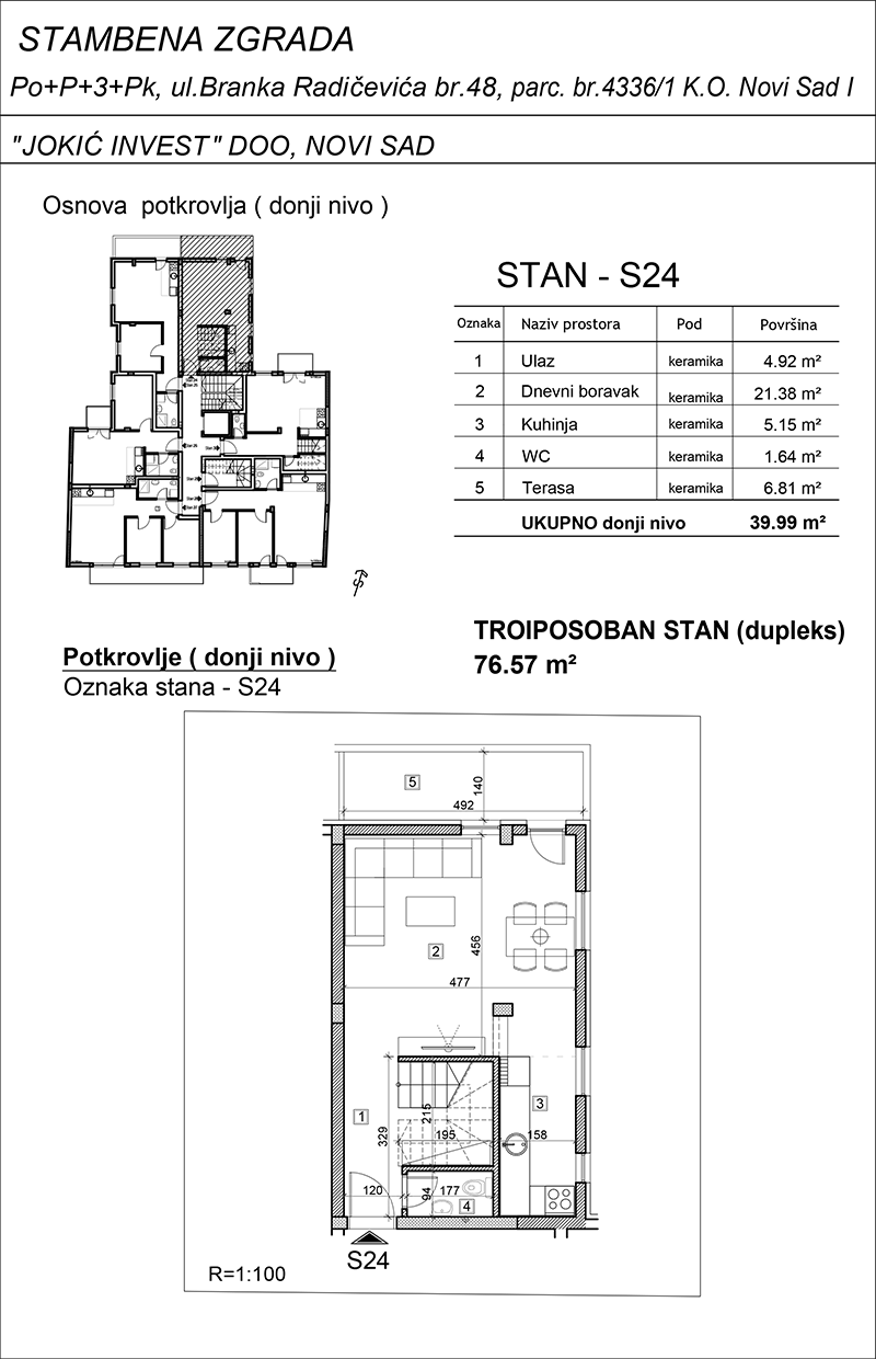 Stan 24 – Branka Radičevića 48