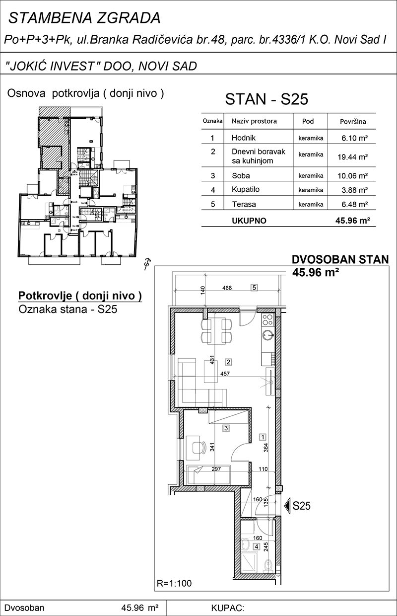 Stan 25 – Branka Radičevića 48