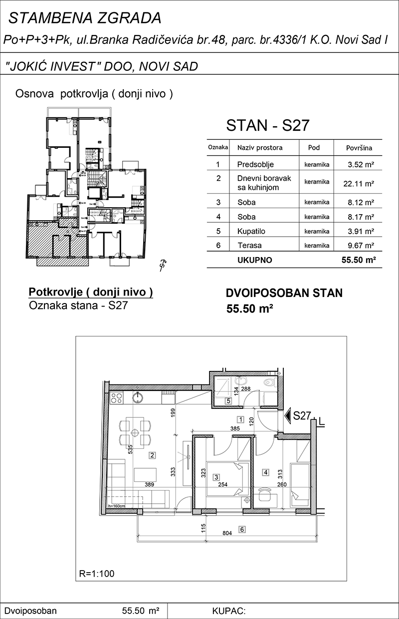 Stan 27 – Branka Radičevića 48