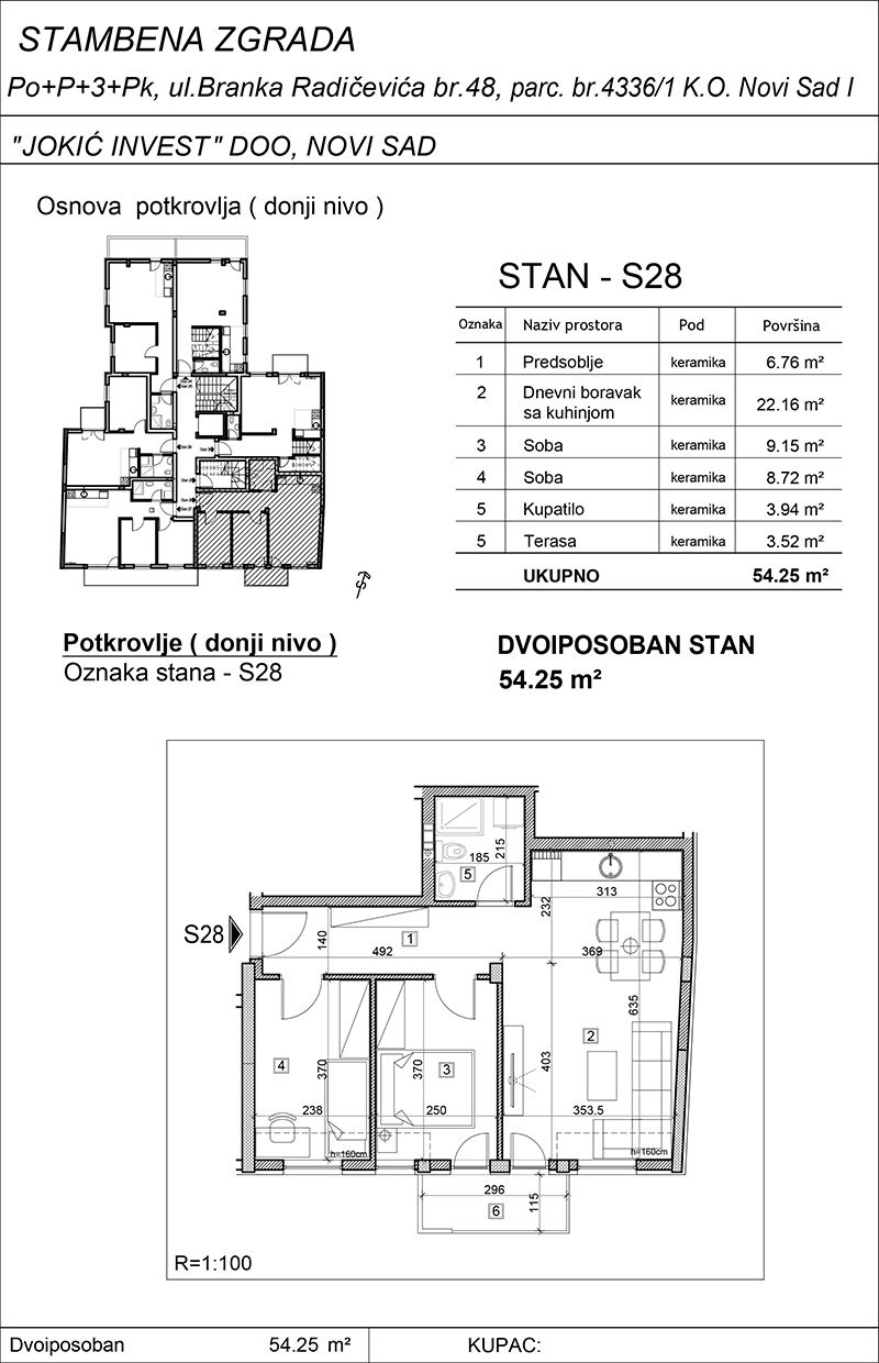 Stan 28 – Branka Radičevića 48