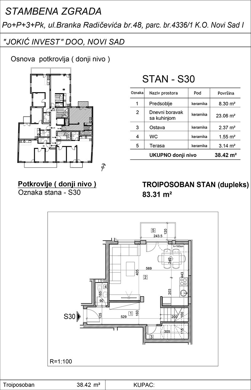 Stan 30 – Branka Radičevića 48